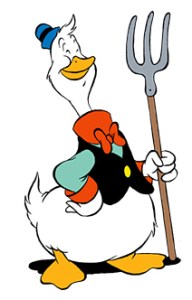 Vart går du för att hitta en Mårten Gås-lookalike? Till hotell Avalons uteservering förstås. 